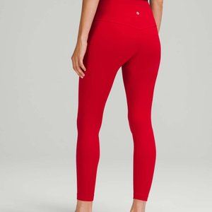 Align High-Rise leggings, size 6, Dark Red, LIKE NEW